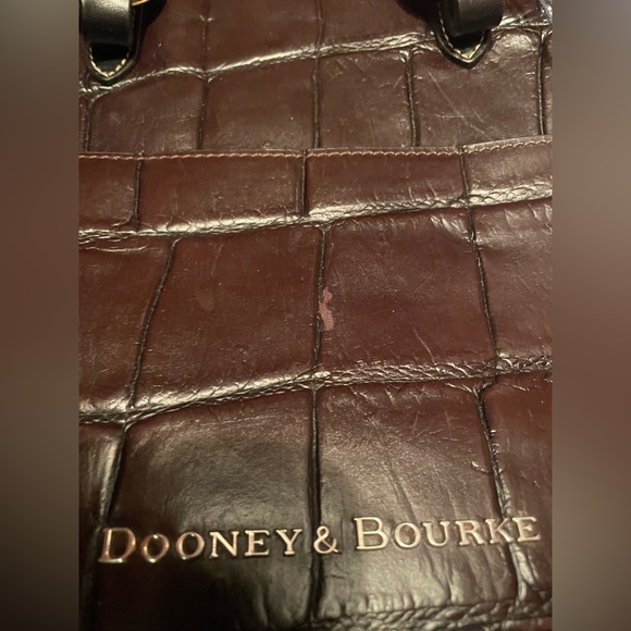 Nwt Dooney & Bourke exotic Denison croc 1975 Vintage tote & wallet set - Picture 8 of 8